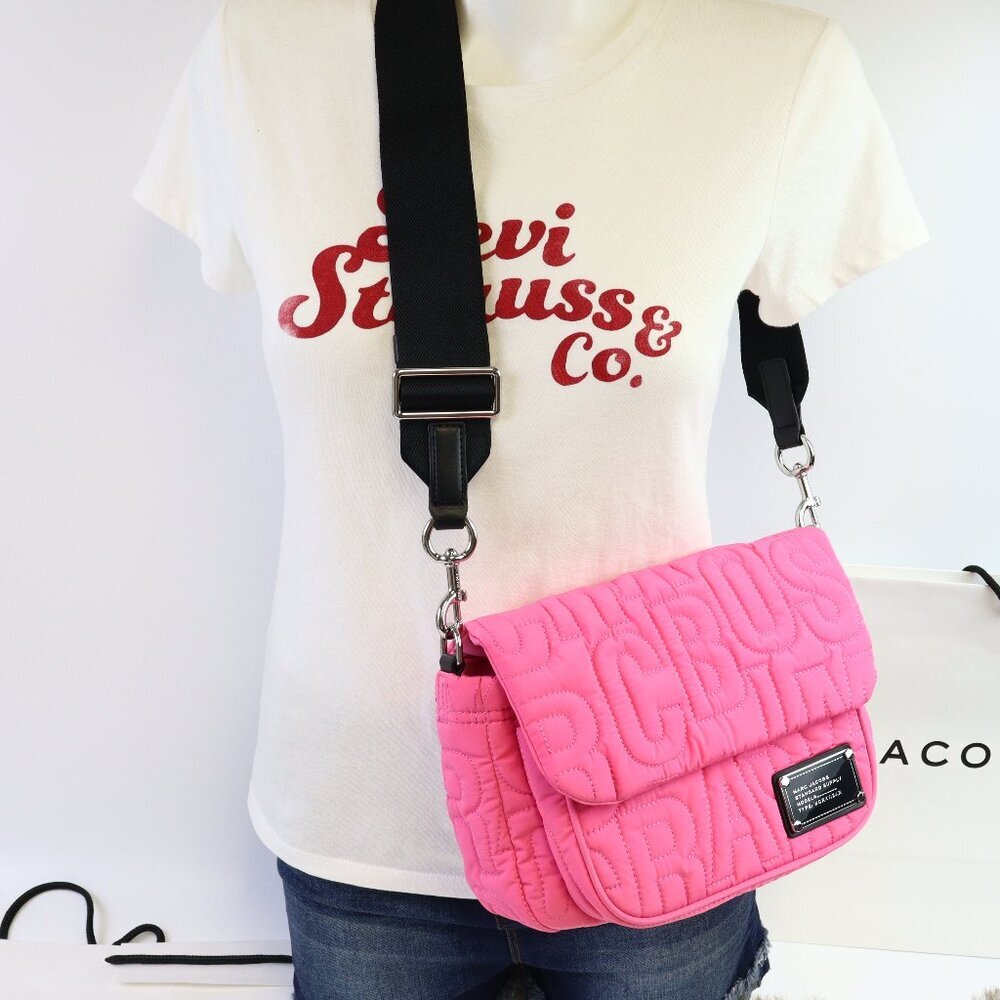 Marc Jacobs Nylon Jumbled Logo Messenger 4S4HMS005H02 * Original packing*